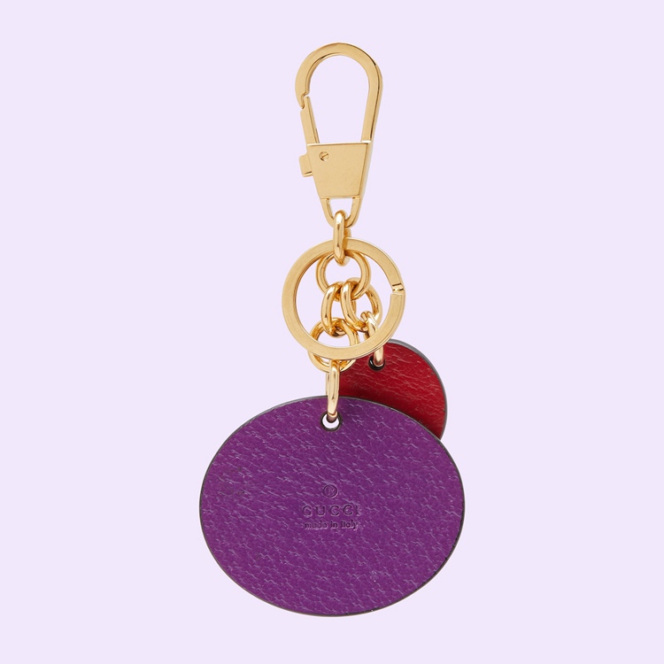 727609.AABHW.5748.002.100.0000.Light Interlocking G print keychain